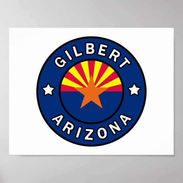 Poster Gilbert Arizona (Devant)