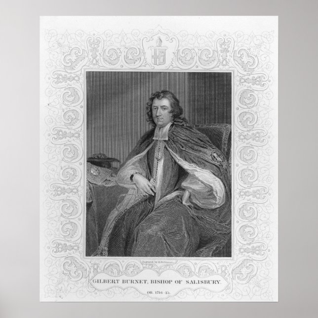 Poster Gilbert Burnet, évêque de Salisbury (Devant)