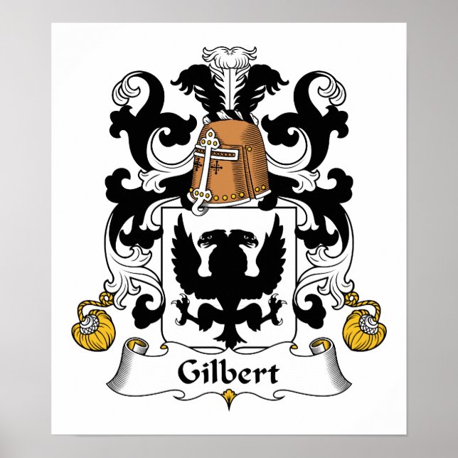 Poster Gilbert Family Crest (Devant)