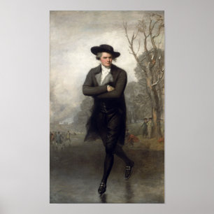 Poster Gilbert Stuart Le Patineur