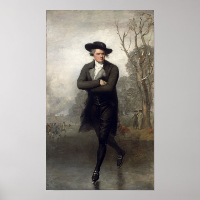 Poster Gilbert Stuart Le Patineur (Devant)