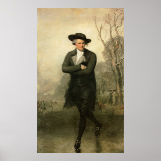 Poster Gilbert Stuart Le Patineur William Grant Portrait