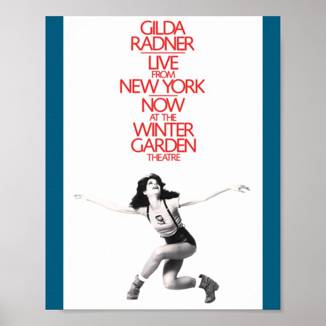 Poster Gilda Radner Live From New York _1  (Devant)