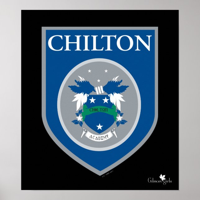 Poster Gilmore Girls | Badge de l'Académie Chilton (Devant)