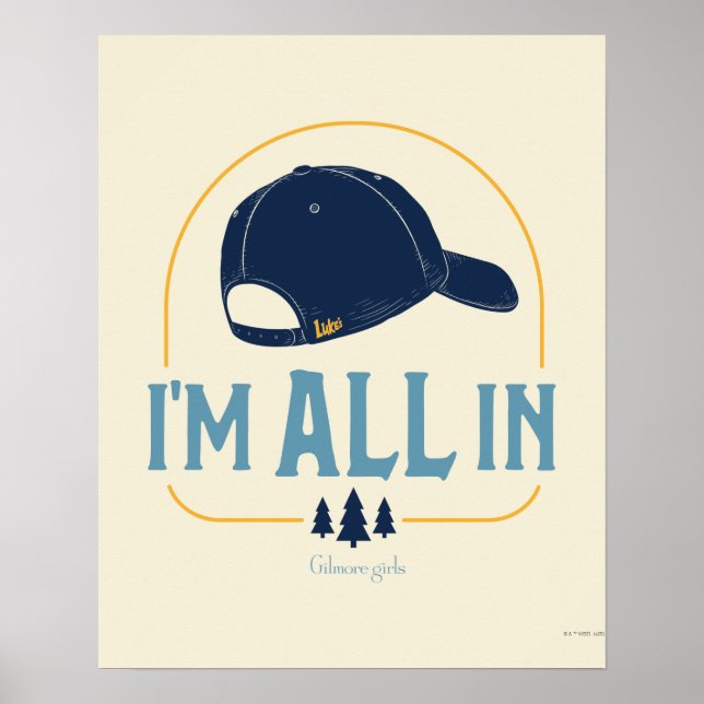 Poster Gilmore Girls I’m All In Luke’s Hat (Devant)
