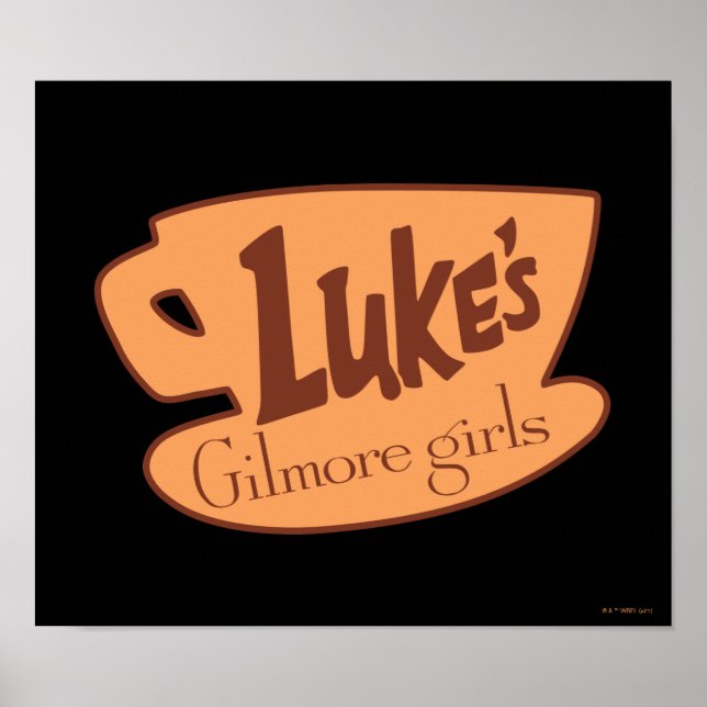 Poster Gilmore Girls | Logo Luke's Diner (Devant)