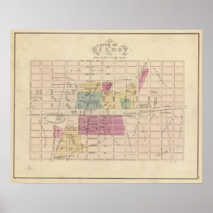 Poster Gilroy, Californie