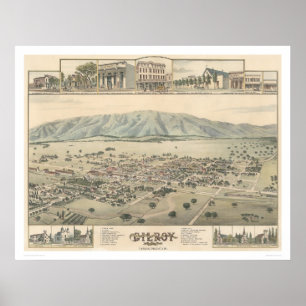 Poster Gilroy : Le comté de Santa Clara la Californie