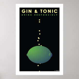 Poster Gin & Tonic (Grand Poster)