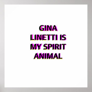 Poster Gina Linetti Brooklyn 99 Esprit animal