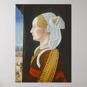 Poster Ginevra Bentivoglio, C. 1474 - 77