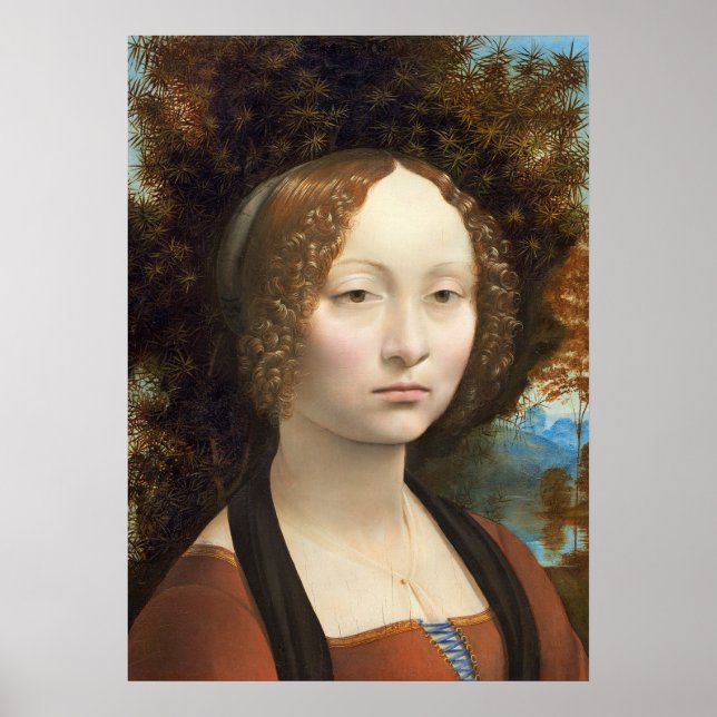 Poster Ginevra de' Benci, c. 1474 - 78 (Devant)