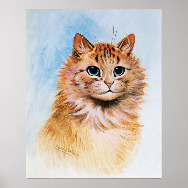 Poster Ginger Tom, Louis Wain (Devant)