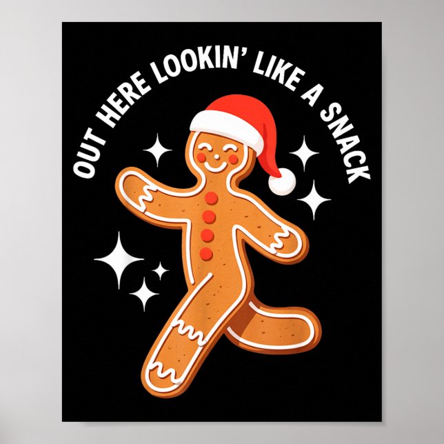 Poster Gingerbread Christmas Xmas Couple Hot Girlfriend - (Devant)