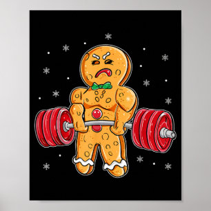 Poster Gingershred Drôle Bonhomme en pain d'épices Gymnas