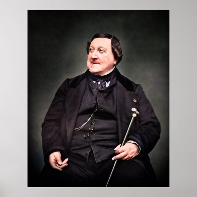 Poster Gioachino Rossini - Compositeur (Devant)