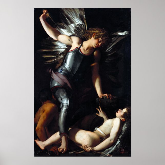 Poster Giovanni Baglione L'Eros Divin Défait (Devant)