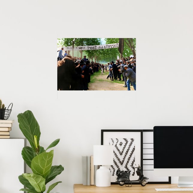 Poster Giovanni Rossignoli Giro d'Italia (Bureau à domicile)