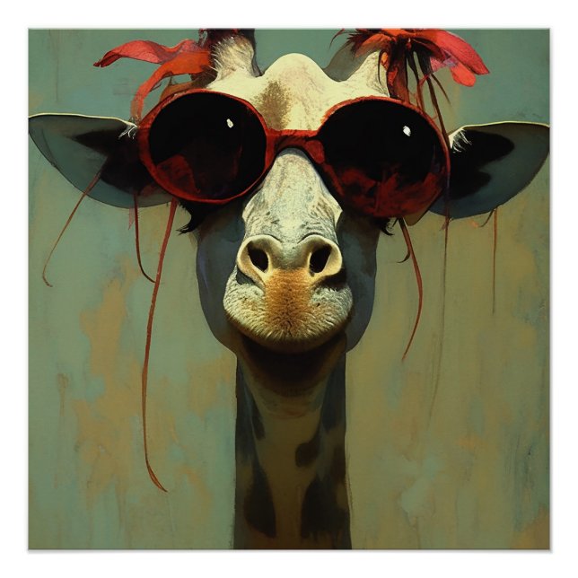 Poster Girafe (Devant)