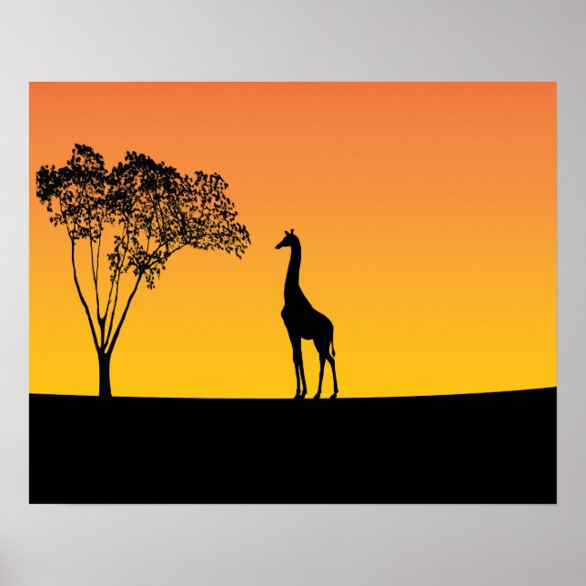 Poster Girafe (Devant)