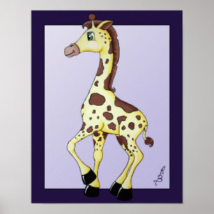 Poster Girafe Ginger