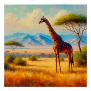 Poster Giraffe
