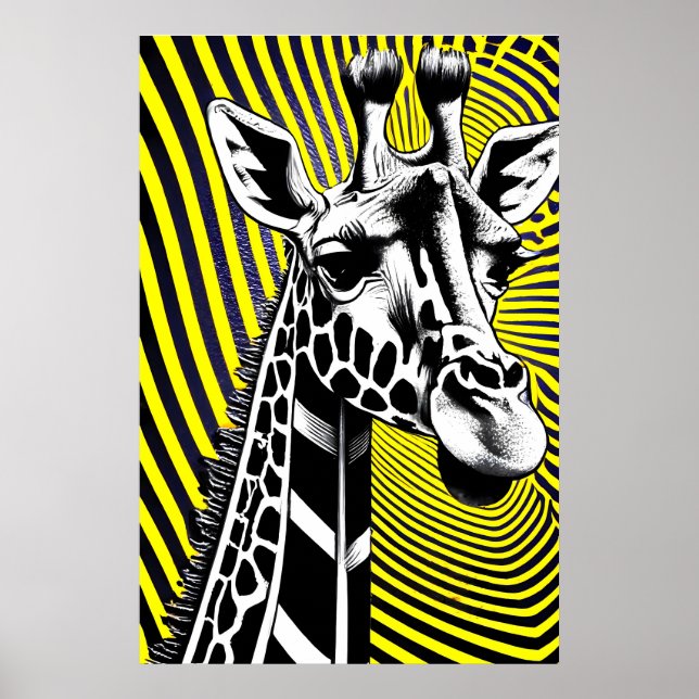 Poster Giraffe (Devant)