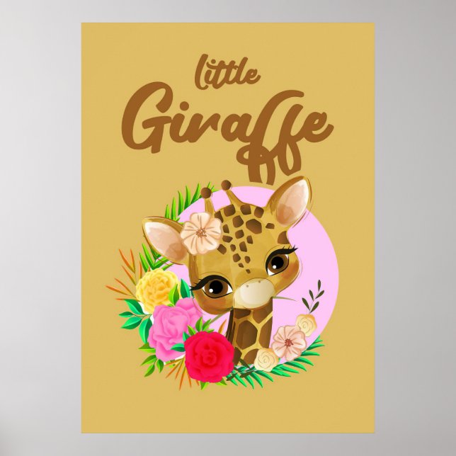 Poster Giraffe Lover Giraffes Afrique (Devant)