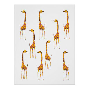 Poster Giraffes