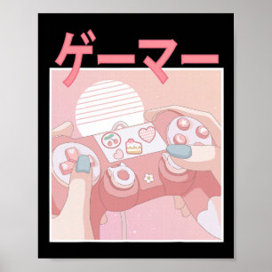Poster Girl Anime Kawaii Jeu Vidéo Cute Game Femmes Gir