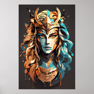 Poster Girl Power : Female Warrior v02