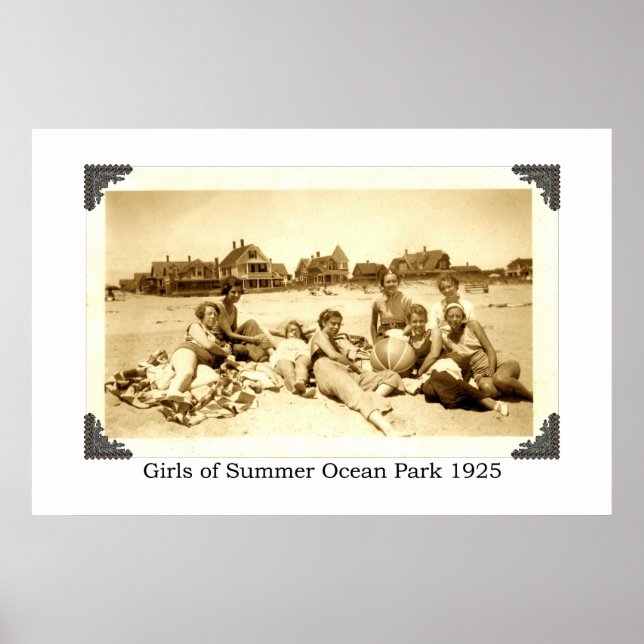 Poster Girls of Summer Ocean Park 1925 (Devant)