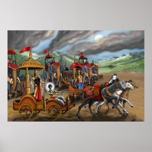 Poster Gita du Mahabharat (Devant)