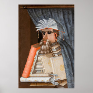 Poster Giuseppe Arcimboldo - Le Bibliothécaire