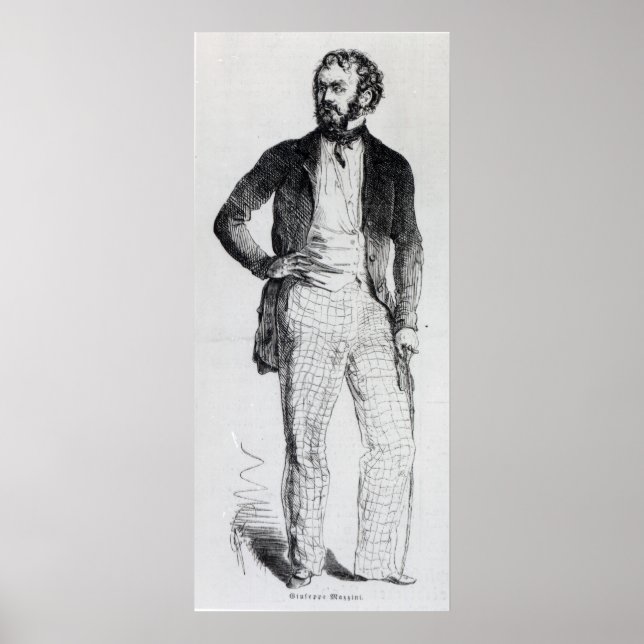 Poster Giuseppe Mazzini (Devant)