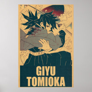Poster Giyu Tomioka Demon Slayer