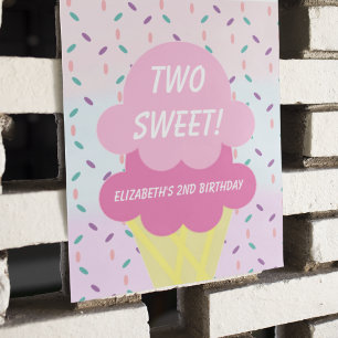 Poster Glace 2ème Anniversaire