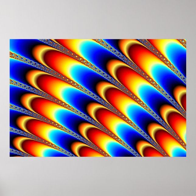 Poster Glace - Art Fractal (Devant)