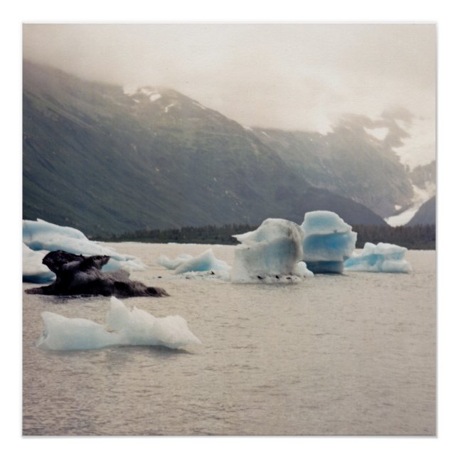 Poster Glace bleue (Devant)