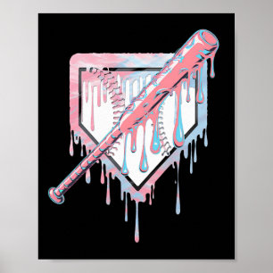 Poster Glace Bysebyll qui dégouline Bysebyll Plaque de Ho