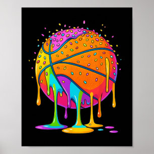 Poster Glace Crème Dégoulinante Squelette Pour Filles Gar