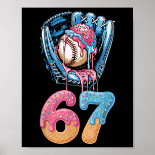 Poster Glace de goutte de Bysebyll numéro 67 Joueur 67e a