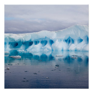 Poster Glace en Antarctique