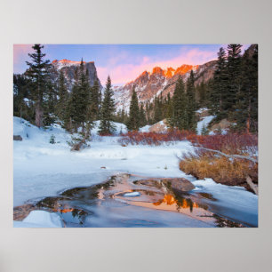 Poster Glace et neige Estes Park, Colorado