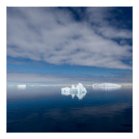 Glace flottante en Antarctique