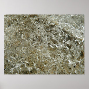 Poster Glace glaciaire Texture nature Abstraite
