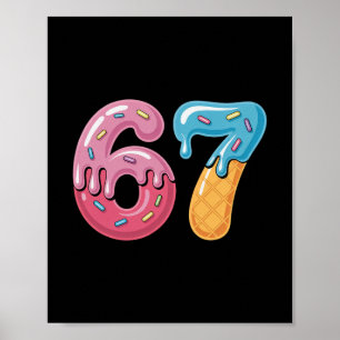 Poster Glace Goutte Six Sept Sports Cool Meme 67 Drôle