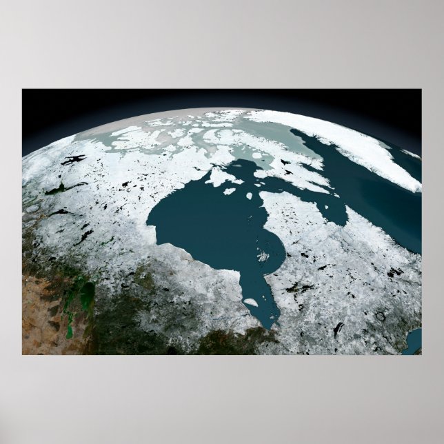 Poster Glace Maritime De La Baie D'Hudson Le 14 Novembre  (Devant)
