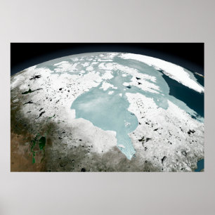 Poster Glace Maritime De La Baie D'Hudson Le 29 Avril 200