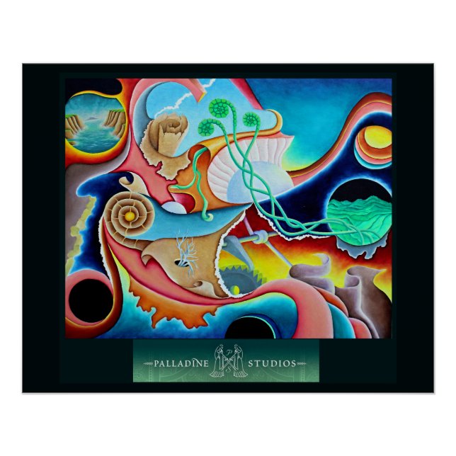 Poster glacé "Mécanisme de la nature" (Devant)